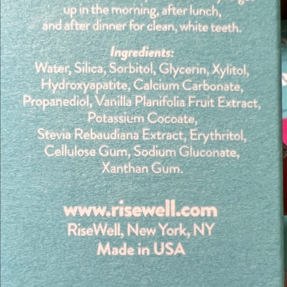 RiseWell Kids Mineral Toothpaste - Picture 5 of 5